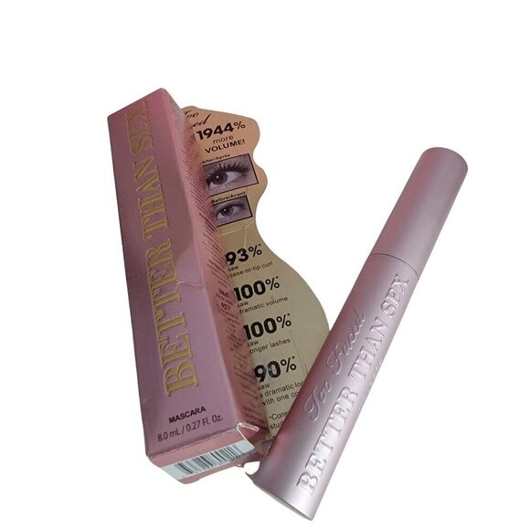 Too Faced Better than Sex Black Mascara in Box Full Size - Picture 1 of 13